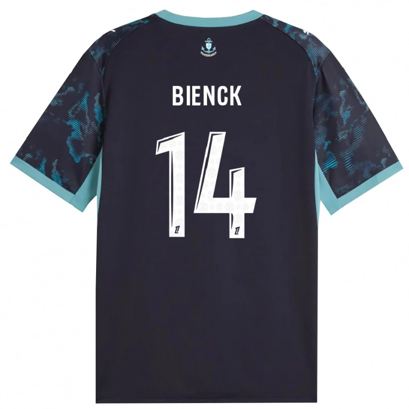 Danxen Kvinnor Felix Bienck #14 Ljus Turkos Vit Svart Bortatröja Matchtröjor 2026/27 Tröjor T-Tröja