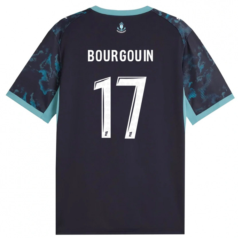 Danxen Kvinnor Laura Bourgouin #17 Ljus Turkos Vit Svart Bortatröja Matchtröjor 2026/27 Tröjor T-Tröja