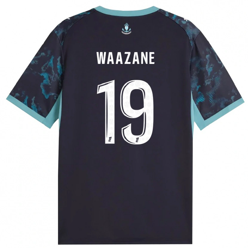 Danxen Kvinnor Jassim Waazane #19 Ljus Turkos Vit Svart Bortatröja Matchtröjor 2026/27 Tröjor T-Tröja