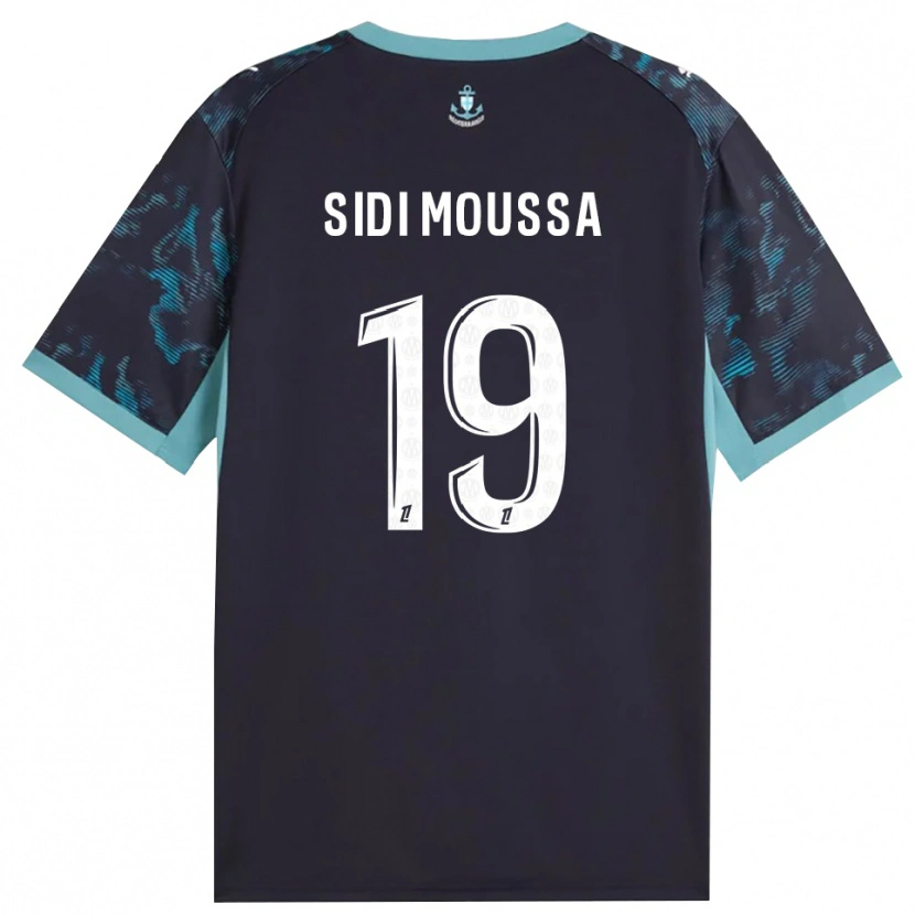 Danxen Kvinnor Salima Sidi Moussa #19 Ljus Turkos Vit Svart Bortatröja Matchtröjor 2026/27 Tröjor T-Tröja