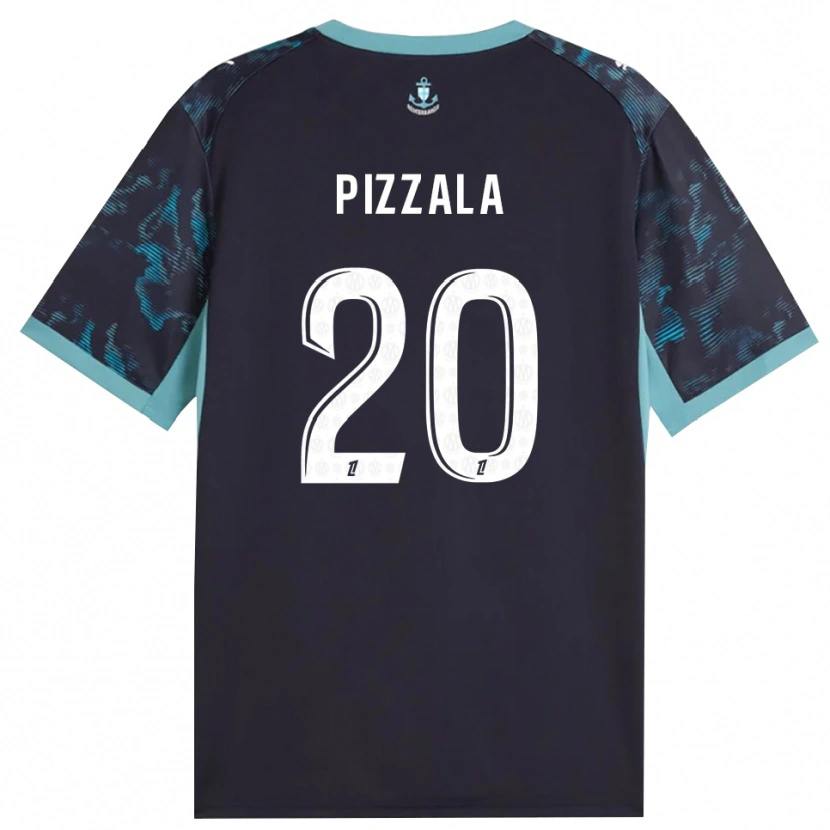 Danxen Kvinnor Caroline Pizzala #20 Ljus Turkos Vit Svart Bortatröja Matchtröjor 2026/27 Tröjor T-Tröja