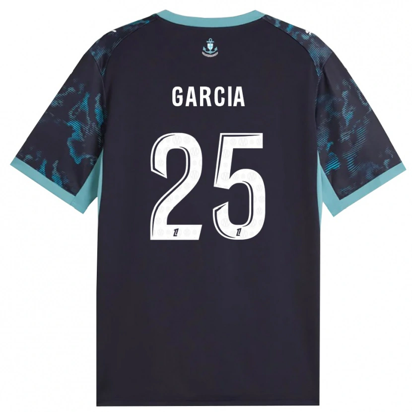 Danxen Kvinnor Ulisses Garcia #25 Ljus Turkos Vit Svart Bortatröja Matchtröjor 2026/27 Tröjor T-Tröja