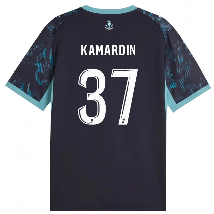 Danxen Kvinnor Aaron Kamardin #37 Ljus Turkos Vit Svart Bortatröja Matchtröjor 2026/27 Tröjor T-Tröja