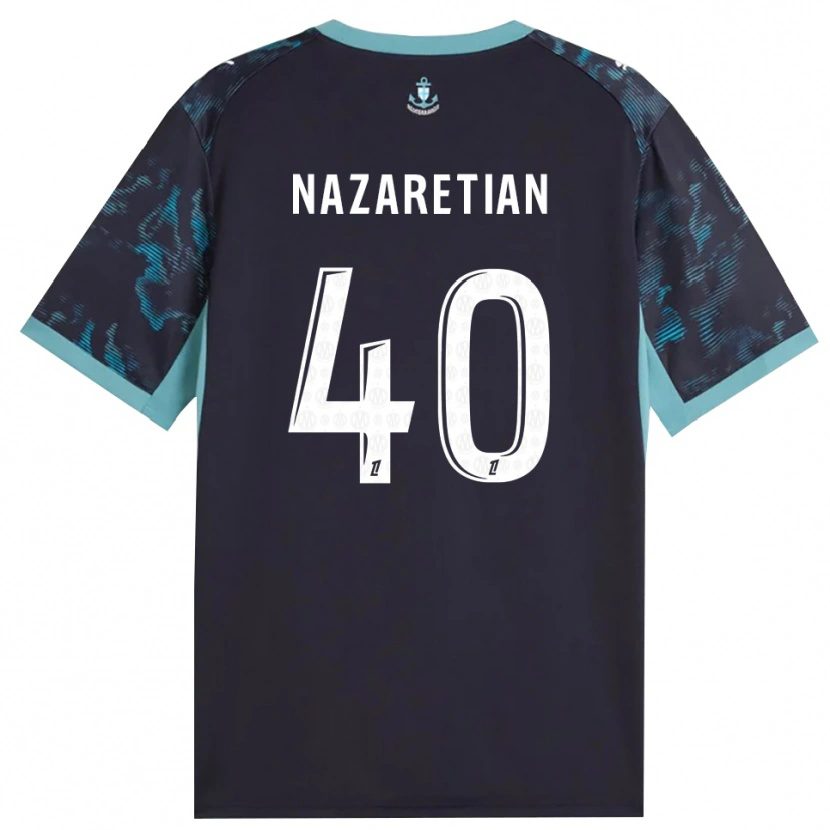 Danxen Kvinnor Manuel Nazaretian #40 Ljus Turkos Vit Svart Bortatröja Matchtröjor 2026/27 Tröjor T-Tröja