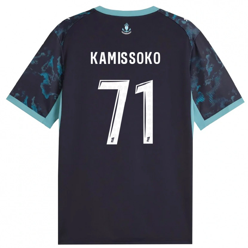 Danxen Kvinnor Nouhoum Kamissoko #71 Ljus Turkos Vit Svart Bortatröja Matchtröjor 2026/27 Tröjor T-Tröja