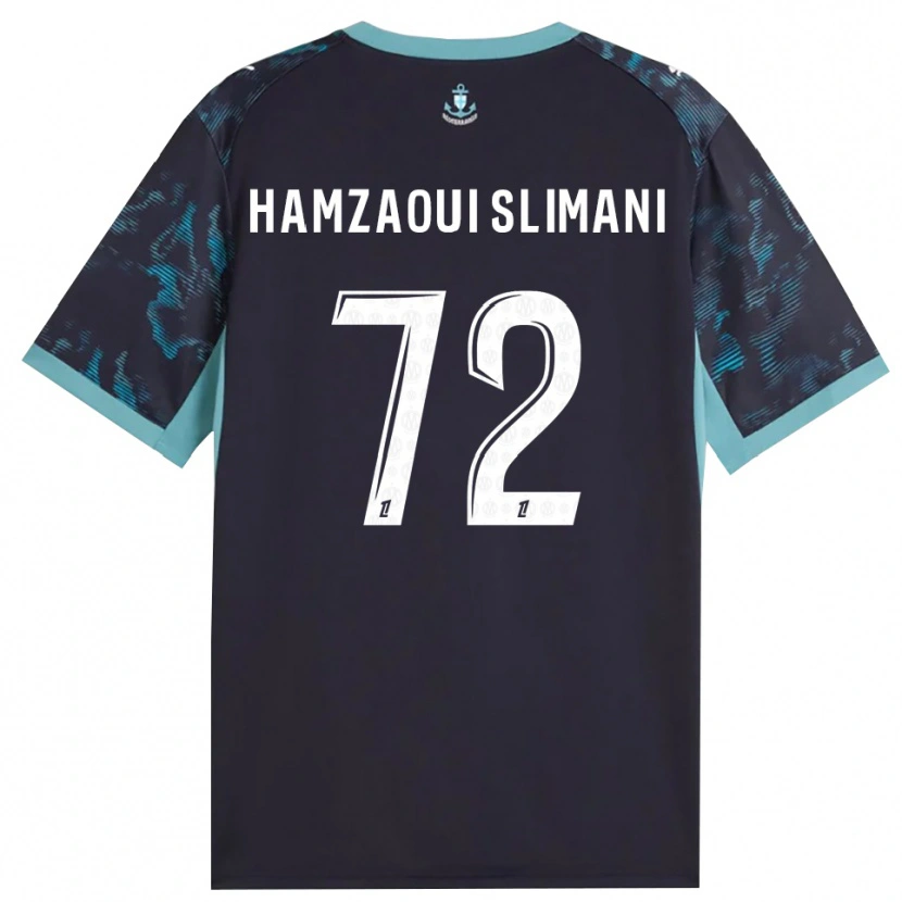 Danxen Kvinnor Hilan Hamzaoui Slimani #72 Ljus Turkos Vit Svart Bortatröja Matchtröjor 2026/27 Tröjor T-Tröja