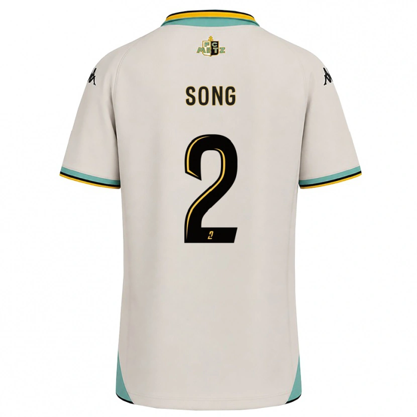 Danxen Kvinnor Bryan Song #2 Blommande Vit Svart Bortatröja Matchtröjor 2026/27 Tröjor T-Tröja
