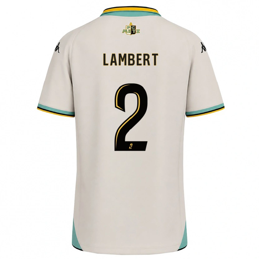 Danxen Kvinnor Anaïs Lambert #2 Blommande Vit Svart Bortatröja Matchtröjor 2026/27 Tröjor T-Tröja