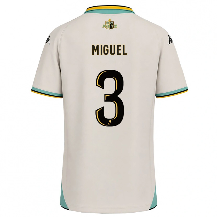 Danxen Kvinnor Florian Miguel #3 Blommande Vit Svart Bortatröja Matchtröjor 2026/27 Tröjor T-Tröja