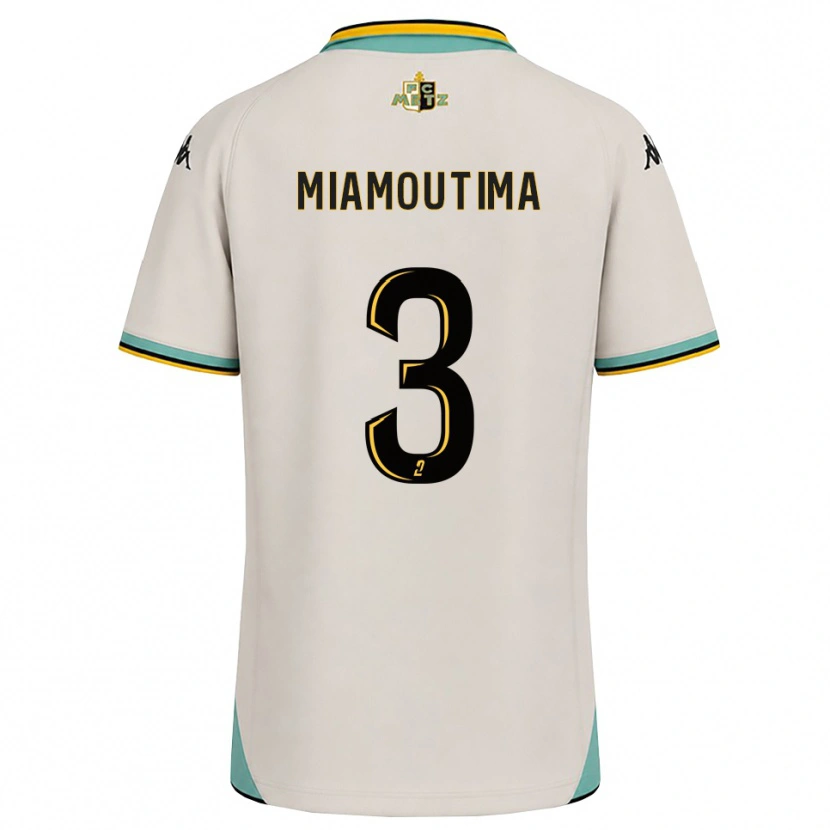 Danxen Kvinnor Harly-James Miamoutima #3 Blommande Vit Svart Bortatröja Matchtröjor 2026/27 Tröjor T-Tröja