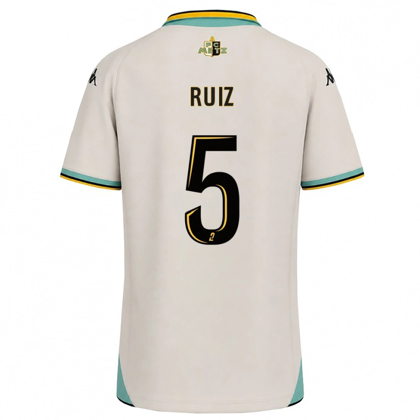 Danxen Kvinnor Jean Ruiz #5 Blommande Vit Svart Bortatröja Matchtröjor 2026/27 Tröjor T-Tröja