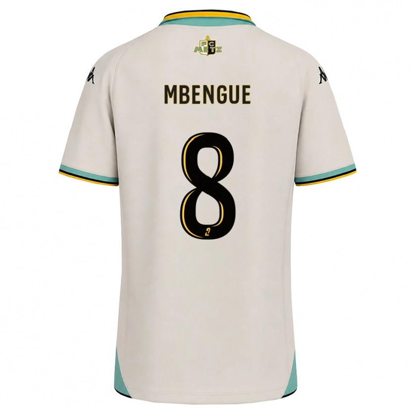 Danxen Kvinnor Seynabou Mbengue #8 Blommande Vit Svart Bortatröja Matchtröjor 2026/27 Tröjor T-Tröja