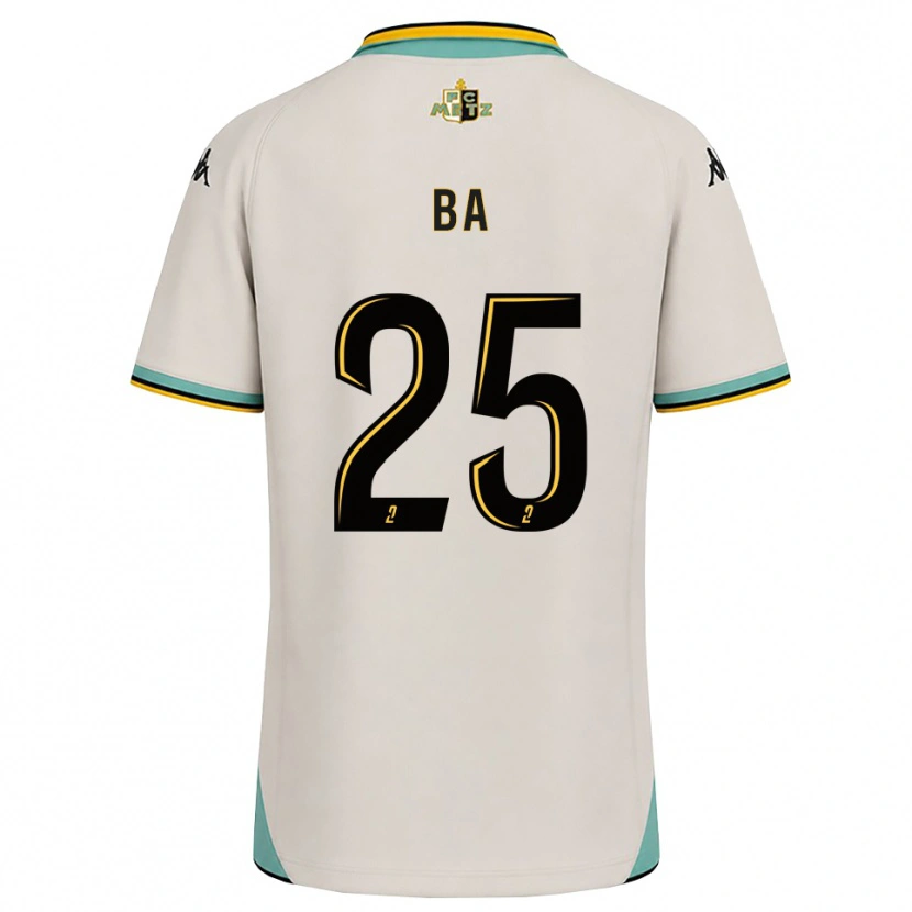 Danxen Kvinnor Abdoulaye Ba #25 Blommande Vit Svart Bortatröja Matchtröjor 2026/27 Tröjor T-Tröja