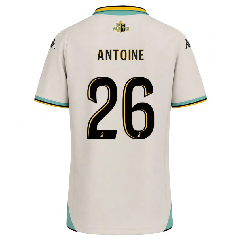 Danxen Kvinnor Maud Antoine #26 Blommande Vit Svart Bortatröja Matchtröjor 2026/27 Tröjor T-Tröja