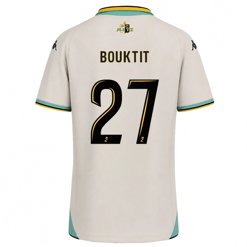 Danxen Kvinnor Assia Bouktit #27 Blommande Vit Svart Bortatröja Matchtröjor 2026/27 Tröjor T-Tröja