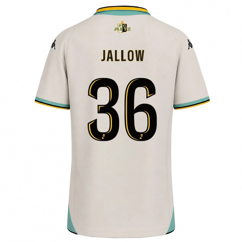 Danxen Kvinnor Ablie Jallow #36 Blommande Vit Svart Bortatröja Matchtröjor 2026/27 Tröjor T-Tröja