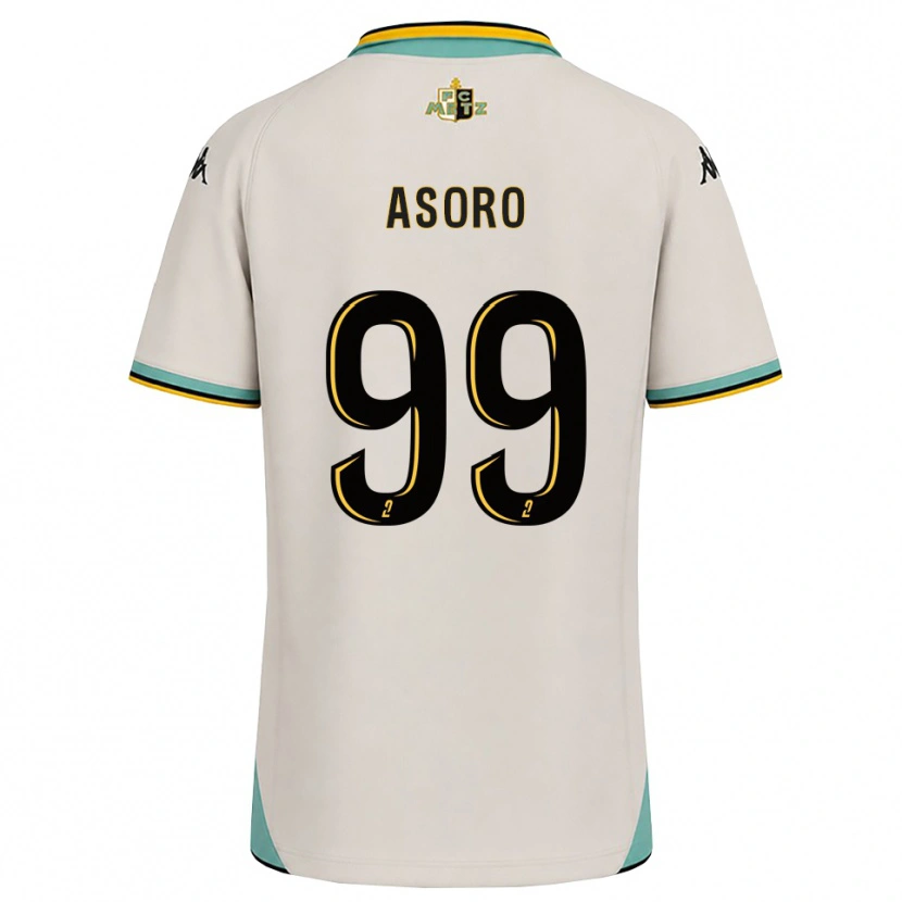 Danxen Kvinnor Joel Asoro #99 Blommande Vit Svart Bortatröja Matchtröjor 2026/27 Tröjor T-Tröja