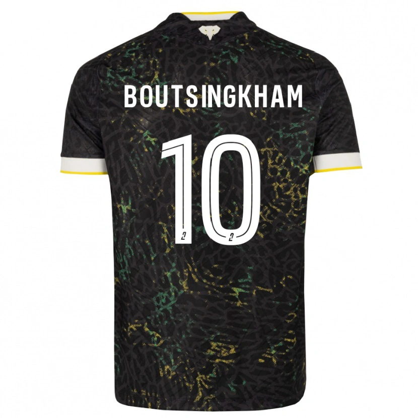 Danxen Kvinnor Hugo Boutsingkham #10 Svart Vit Gul Bortatröja Matchtröjor 2026/27 Tröjor T-Tröja