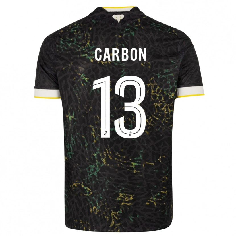 Danxen Kvinnor Lancelot Carbon #13 Svart Vit Gul Bortatröja Matchtröjor 2026/27 Tröjor T-Tröja
