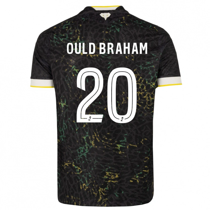 Danxen Kvinnor Amira Ould Braham #20 Svart Vit Gul Bortatröja Matchtröjor 2026/27 Tröjor T-Tröja