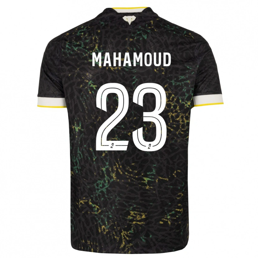 Danxen Kvinnor Adel Mahamoud #23 Svart Vit Gul Bortatröja Matchtröjor 2026/27 Tröjor T-Tröja