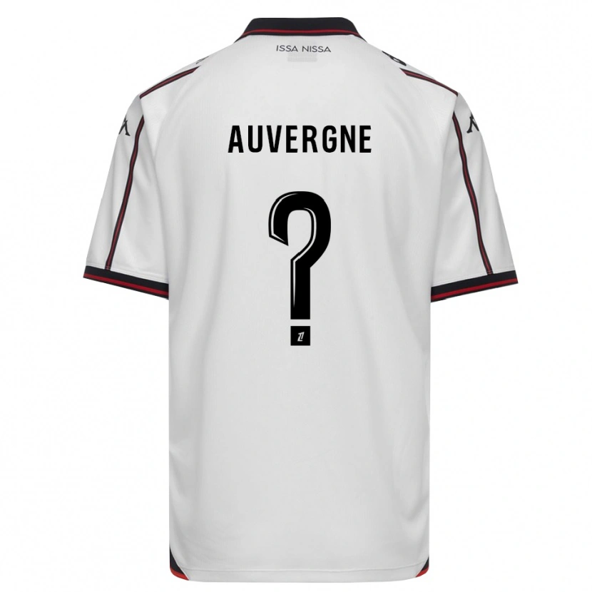 Danxen Kvinnor Dorian Auvergne #0 Svart Vit Bortatröja Matchtröjor 2026/27 Tröjor T-Tröja