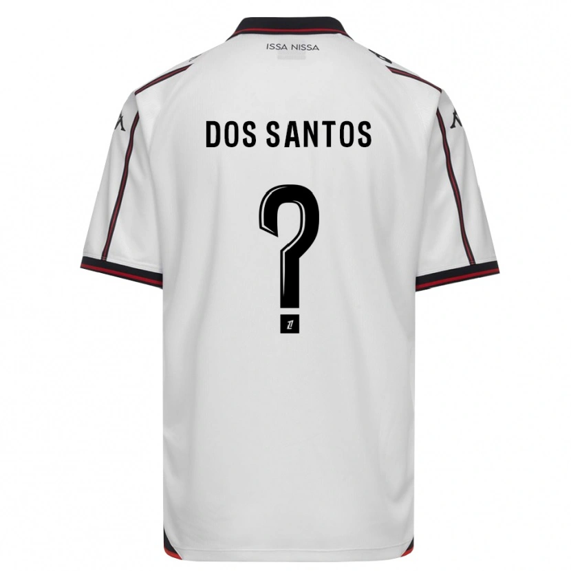 Danxen Kvinnor Jeyzi Dos Santos #0 Svart Vit Bortatröja Matchtröjor 2026/27 Tröjor T-Tröja