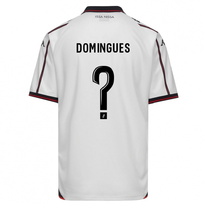 Danxen Kvinnor Lorenzo Domingues #0 Svart Vit Bortatröja Matchtröjor 2026/27 Tröjor T-Tröja