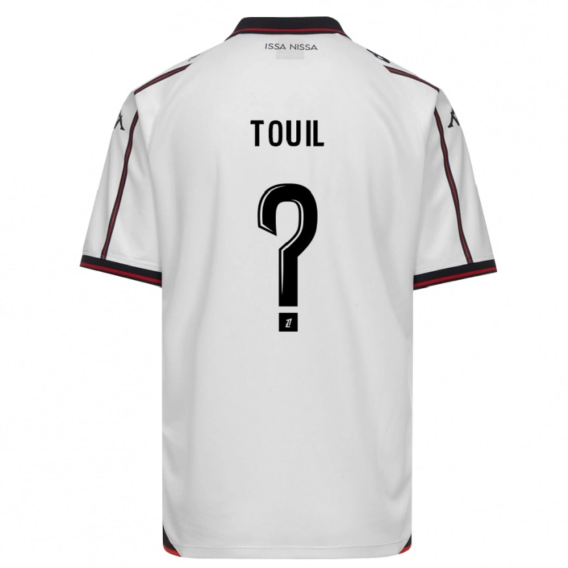 Danxen Kvinnor Yanis Touil #0 Svart Vit Bortatröja Matchtröjor 2026/27 Tröjor T-Tröja