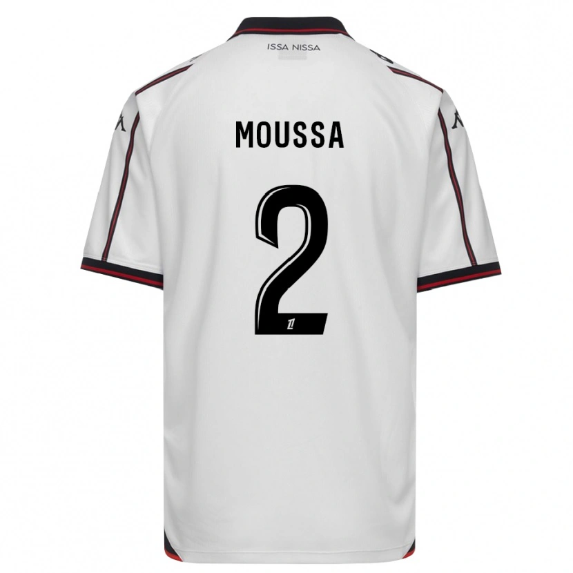 Danxen Kvinnor Mounir Moussa #2 Svart Vit Bortatröja Matchtröjor 2026/27 Tröjor T-Tröja