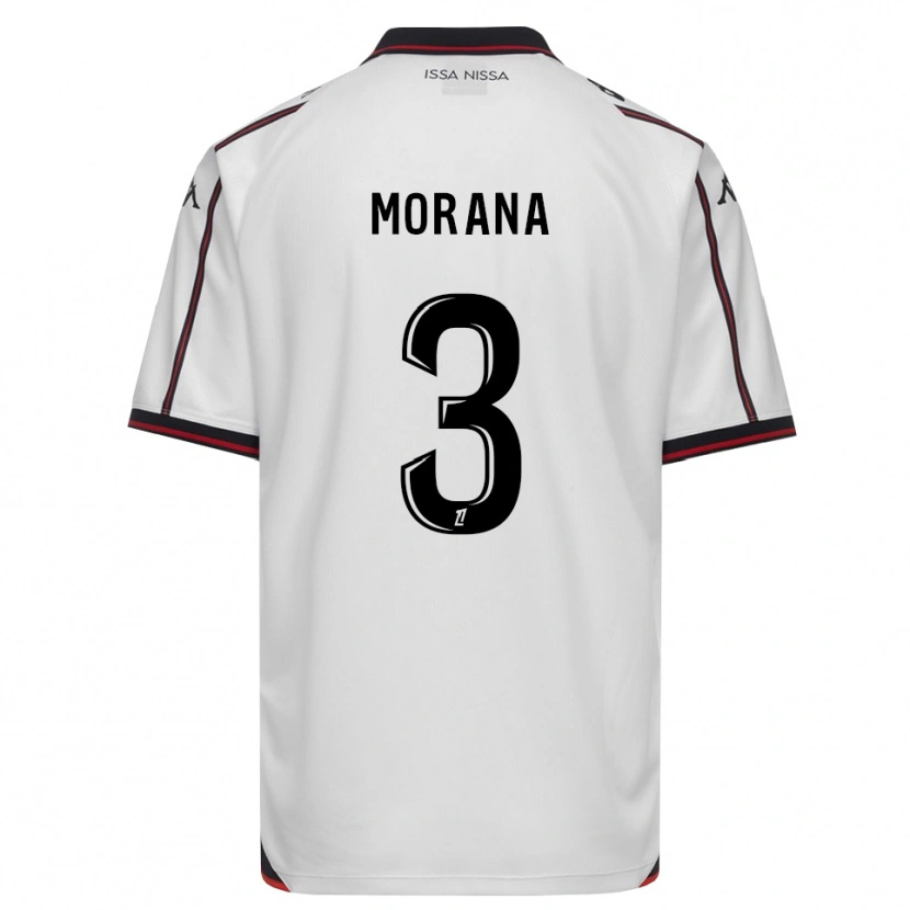 Danxen Kvinnor Djelan Morana #3 Svart Vit Bortatröja Matchtröjor 2026/27 Tröjor T-Tröja