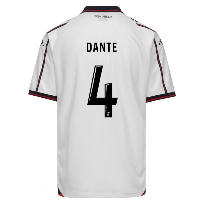Danxen Kvinnor Dante #4 Svart Vit Bortatröja Matchtröjor 2026/27 Tröjor T-Tröja