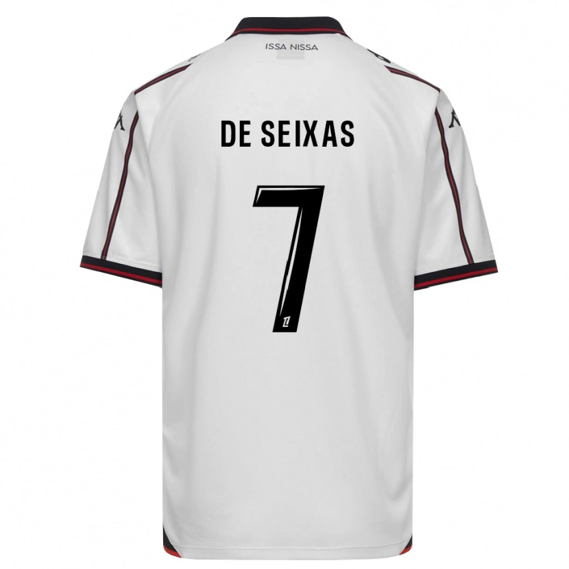 Danxen Kvinnor Morgane De Seixas #7 Svart Vit Bortatröja Matchtröjor 2026/27 Tröjor T-Tröja