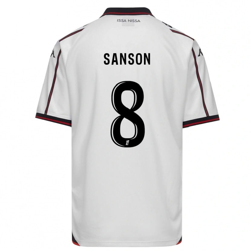Danxen Kvinnor Morgan Sanson #8 Svart Vit Bortatröja Matchtröjor 2026/27 Tröjor T-Tröja