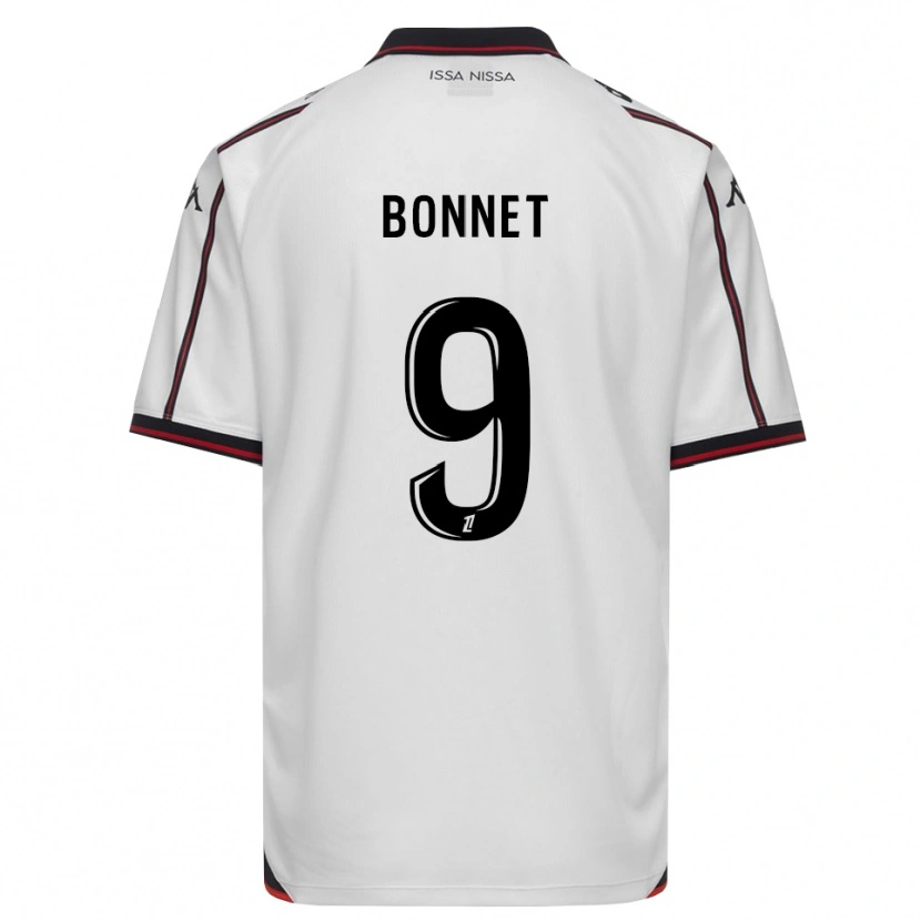 Danxen Kvinnor Thomas Bonnet #9 Svart Vit Bortatröja Matchtröjor 2026/27 Tröjor T-Tröja