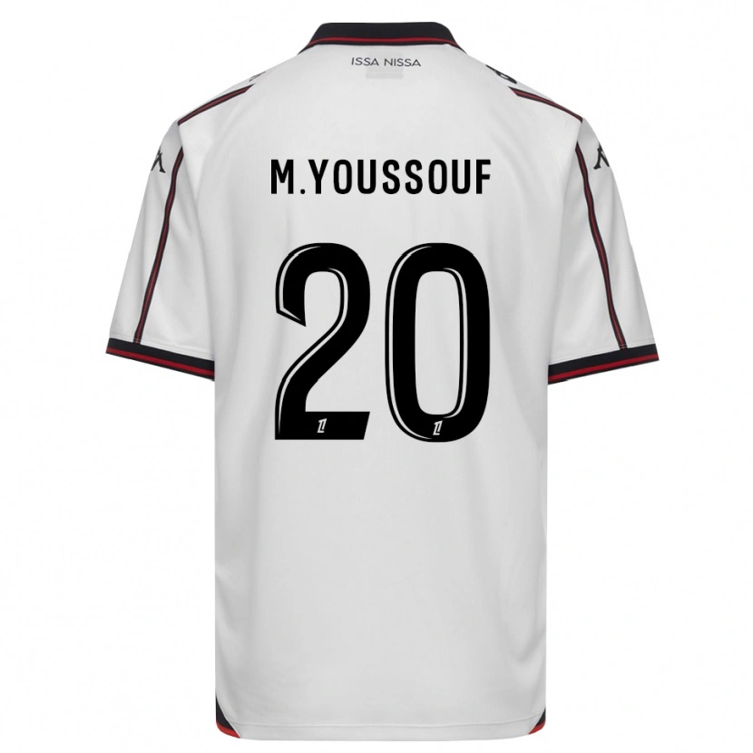 Danxen Kvinnor Mousslim Youssouf #20 Svart Vit Bortatröja Matchtröjor 2026/27 Tröjor T-Tröja
