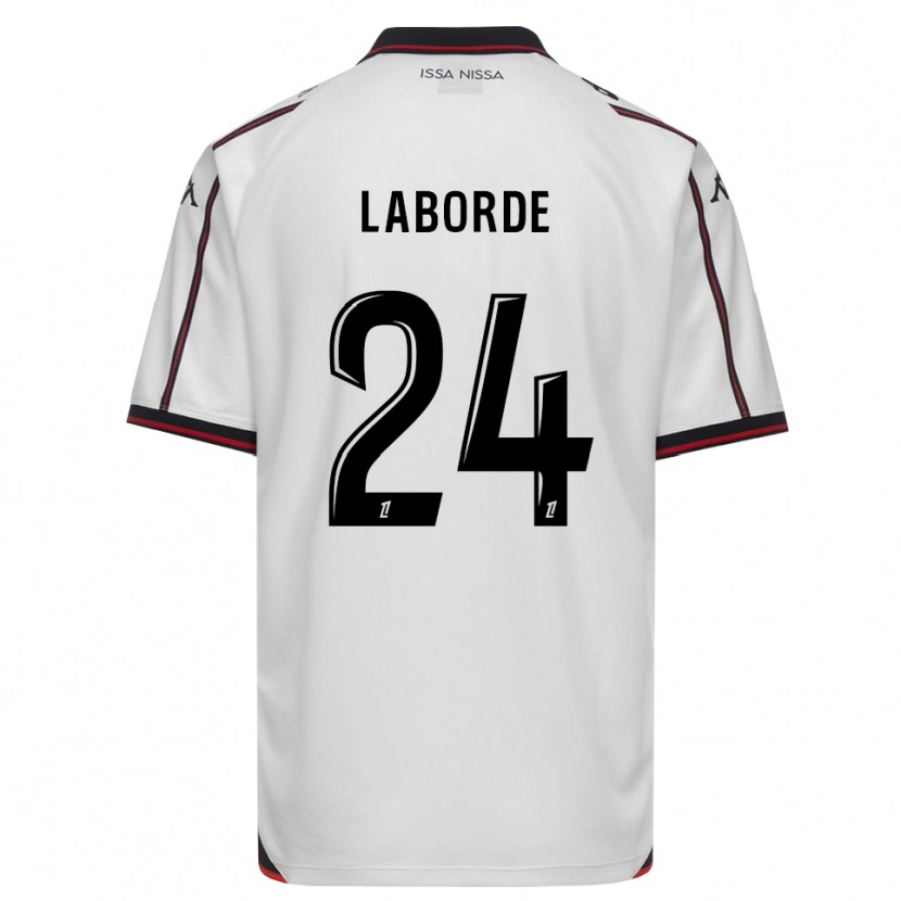 Danxen Kvinnor Gaëtan Laborde #24 Svart Vit Bortatröja Matchtröjor 2026/27 Tröjor T-Tröja