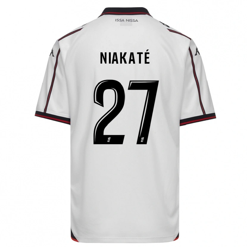 Danxen Kvinnor Yakaré Niakaté #27 Svart Vit Bortatröja Matchtröjor 2026/27 Tröjor T-Tröja