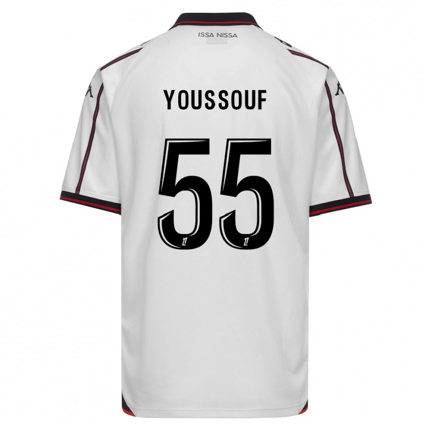 Danxen Kvinnor Youssouf Ndayishimiye #55 Svart Vit Bortatröja Matchtröjor 2026/27 Tröjor T-Tröja