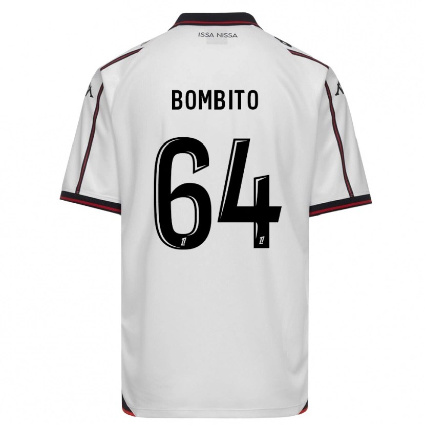 Danxen Kvinnor Moïse Bombito #64 Svart Vit Bortatröja Matchtröjor 2026/27 Tröjor T-Tröja