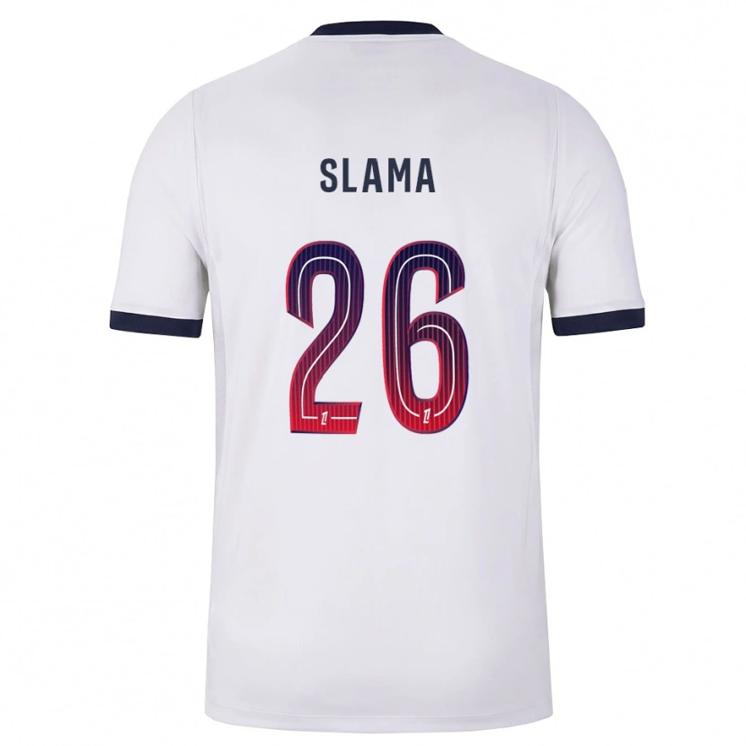 Danxen Kvinnor Wassim Slama #26 Vit Svart Röd Bortatröja Matchtröjor 2026/27 Tröjor T-Tröja