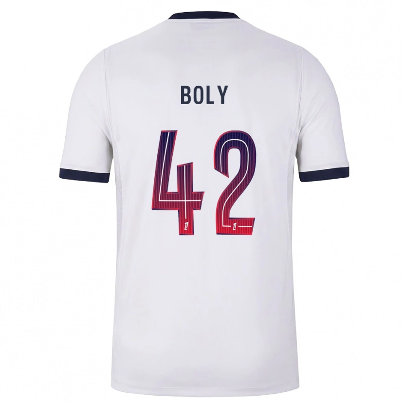 Danxen Kvinnor David Boly #42 Vit Svart Röd Bortatröja Matchtröjor 2026/27 Tröjor T-Tröja