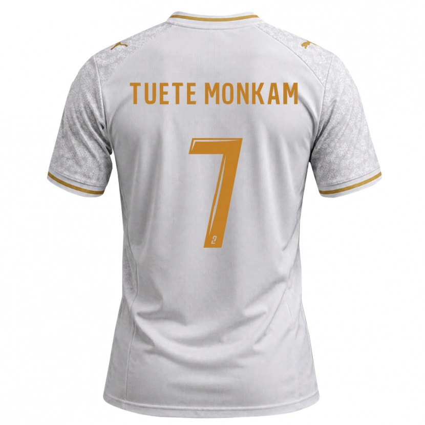 Danxen Kvinnor Malcolm Tuete Monkam #7 Vit Grå Guldbrun Bortatröja Matchtröjor 2026/27 Tröjor T-Tröja