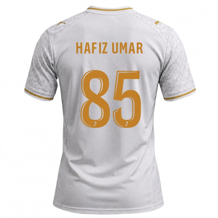 Danxen Kvinnor Hafiz Umar Ibrahim #85 Vit Grå Guldbrun Bortatröja Matchtröjor 2026/27 Tröjor T-Tröja