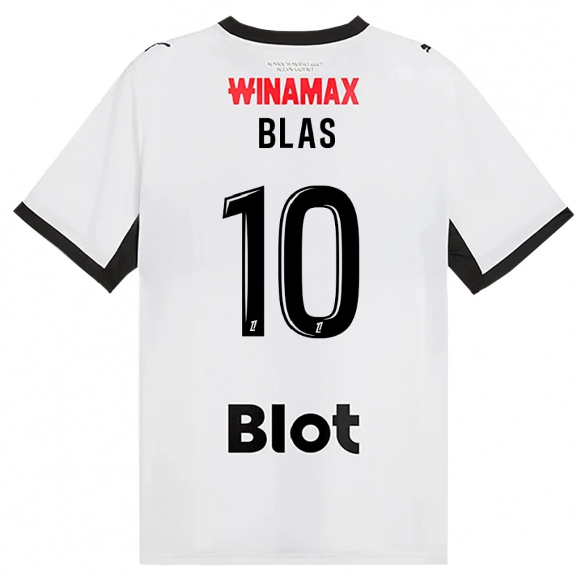 Danxen Kvinnor Ludovic Blas #10 Svart Vit Röd Bortatröja Matchtröjor 2026/27 Tröjor T-Tröja