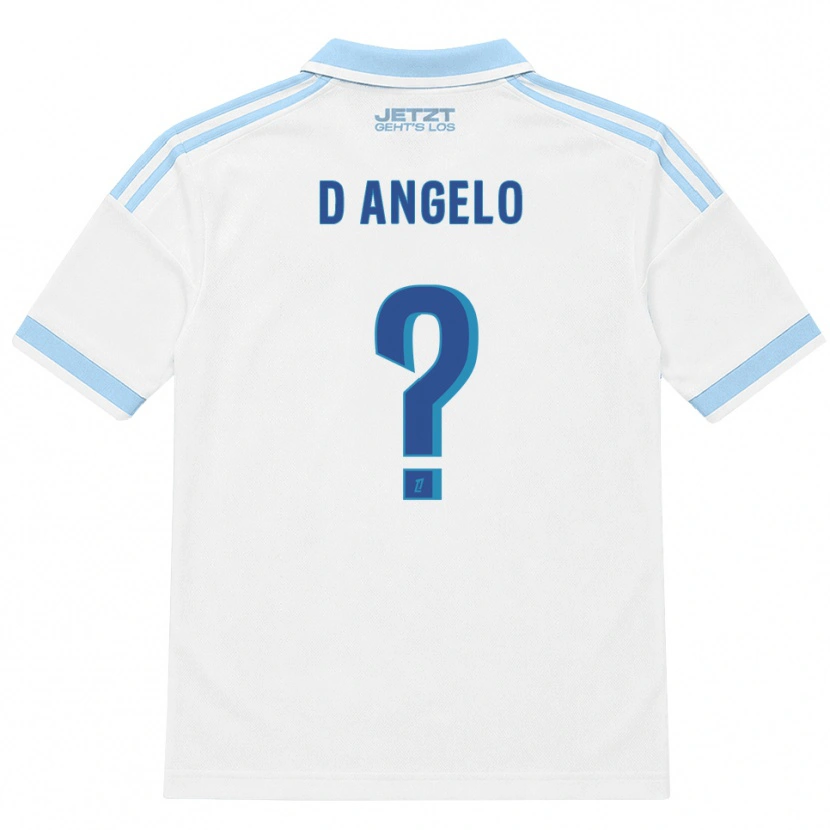 Danxen Kvinnor Gianni D'angelo #0 Ljus Himmelsblå Vit Röd Bortatröja Matchtröjor 2026/27 Tröjor T-Tröja