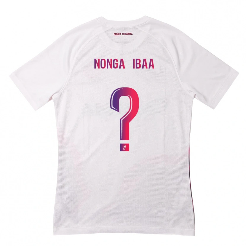 Danxen Kvinnor Alou Nonga Ibaa #0 Vit Rosa Lila Bortatröja Matchtröjor 2026/27 Tröjor T-Tröja