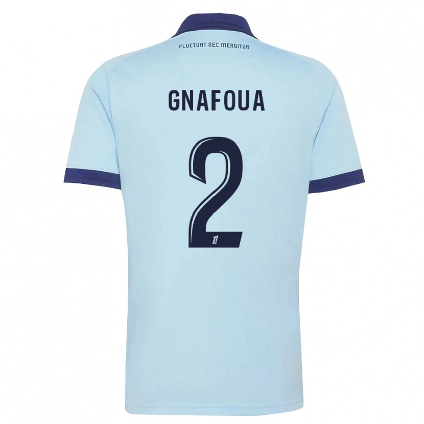 Danxen Kvinnor Isaac Gnafoua #2 Kornblå Svart Bortatröja Matchtröjor 2026/27 Tröjor T-Tröja