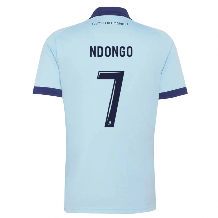 Danxen Kvinnor Sidy Ndongo #7 Kornblå Svart Bortatröja Matchtröjor 2026/27 Tröjor T-Tröja