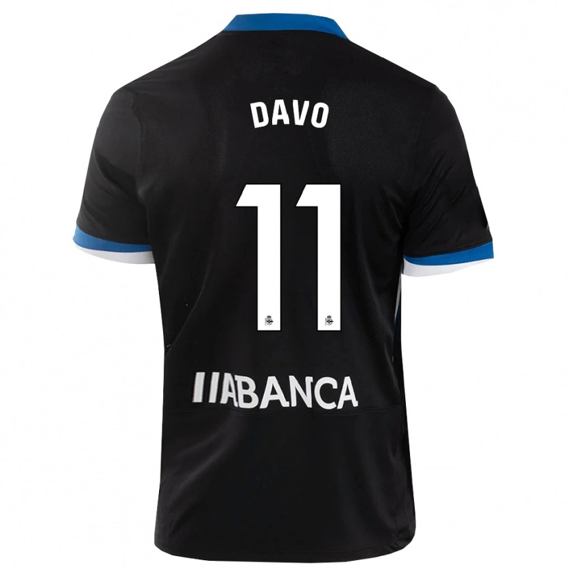 Danxen Kvinnor Davo #11 Svart Blå Vit Bortatröja Matchtröjor 2026/27 Tröjor T-Tröja